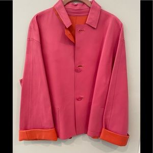Leather Salvatore Ferragamo Reversible Jacket
